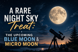 A Rare Night Sky Treat: The Upcoming Blue Moon & Micro Moon