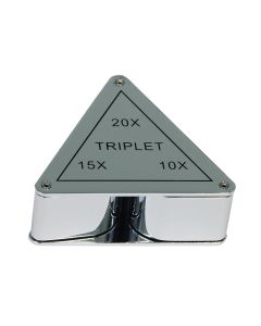saxon Metal Loupe Triplet Jeweller Magnifier - 10x, 15x and 20x
